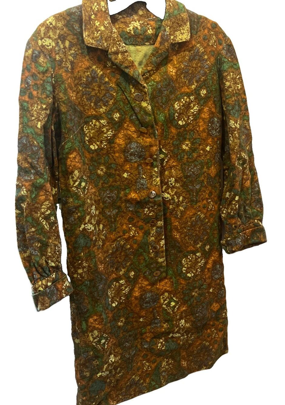 1960S Earthtones Dress MOD